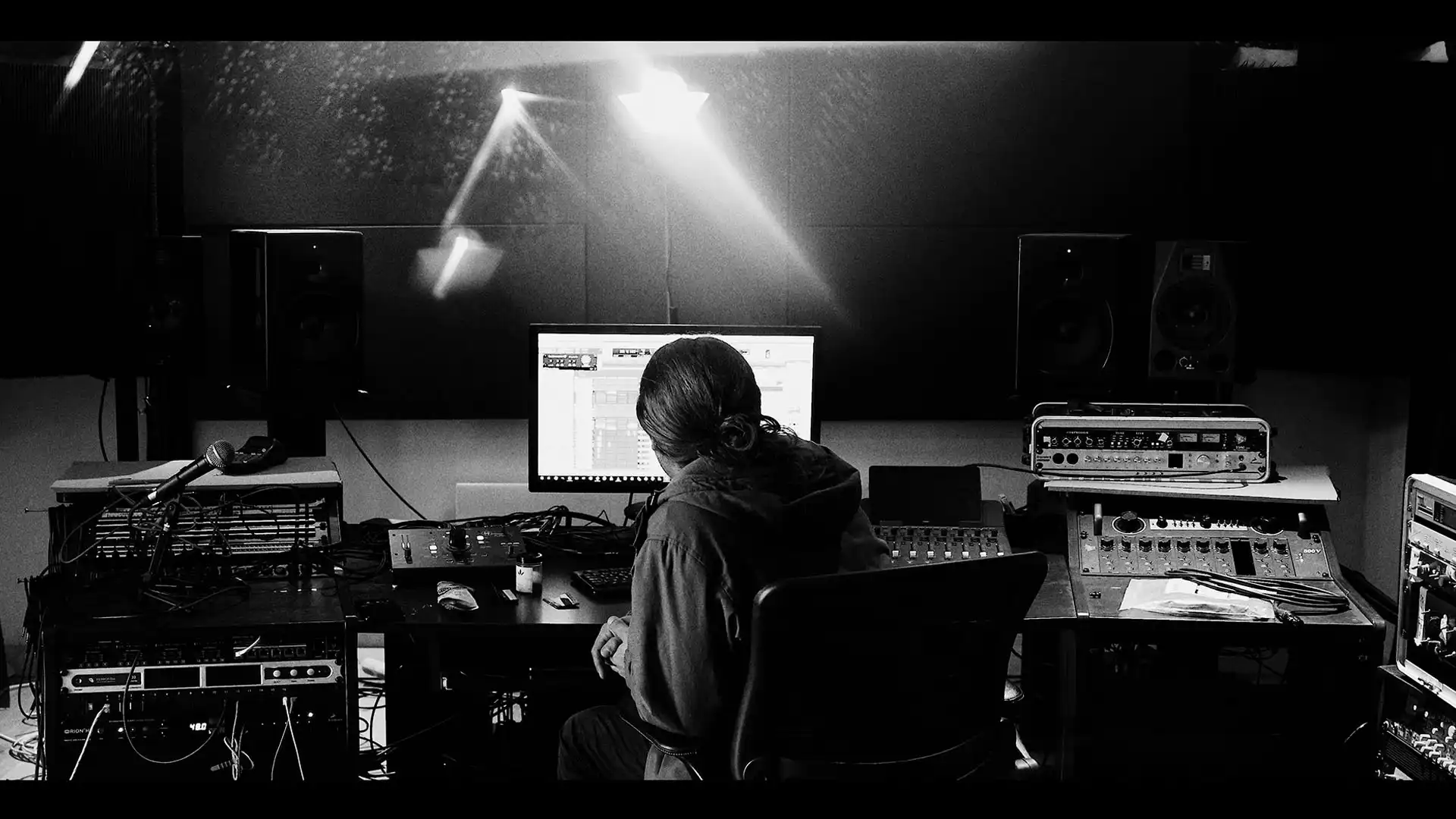 Mastering desk and hardware racks